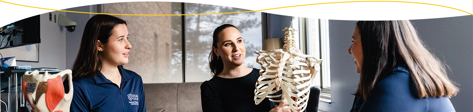 students together representing the online SLP program at Ithaca College online