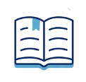 icon of an open book representing the online programs at Ithaca College online